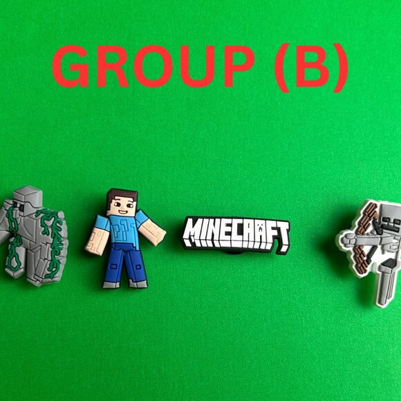 Minecraft Crocs Shoe Charms Set of 13 - jibbitz Charms - Picture 5 of 6
